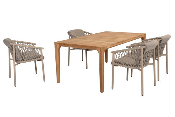 4SO Liam tuintafel in teak - 6